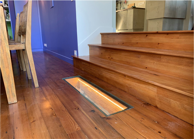 escalier en bois à Médis près de Royan en Charente-Maritime 17